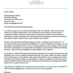 Magnificent Model Cover Letter Example Writing Tips Resume Genius Template