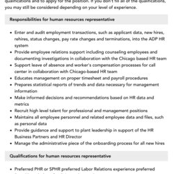 Worthy Human Resources Representative Job Description Velvet Jobs