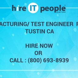 Outstanding Manufacturing Test Engineer Resume Hire It People We Get