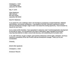 The Highest Standard Examples Of Cover Letters Free Template And Easy Tips Example Letter