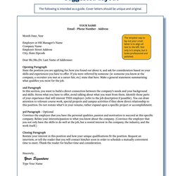 Sample Cover Letters By Berkeley Career Engagement Paragraph Intended Proportions Page