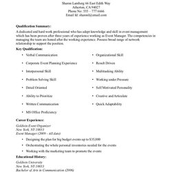 Champion How To Write Resume With No Work Experience Career Resumes Professional Qualification Communication