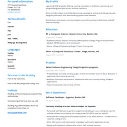 Swell No Experience Example How To Write Resume With Freshers Student Template
