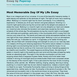 Champion Most Memorable Day Of My Life Free Essay Example Paper On Post Preview