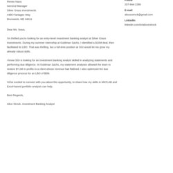 Sterling Investment Banking Cover Letter Examples Templates Admissions Admission Counselor Concerns