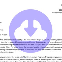 High Quality Investment Banking Cover Letter Template What Re Doing Wrong Example