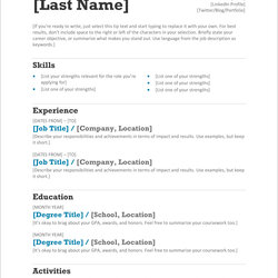 Fine Free Modern Resume Templates Minimalist Simple Clean Design Word Microsoft Template Office Google Format