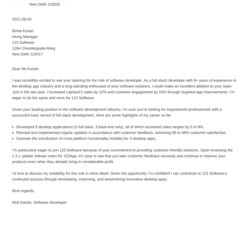 High Quality Cover Letter Templates To Download In Or Word Format