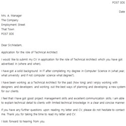 Wizard Cover Letter Layout Example