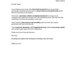 Sterling Cover Letter Template