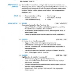 Sublime Resume Format For Job Interview Skilled