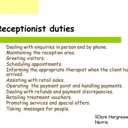Worthy Qualities And Duties Of Receptionist Dealing