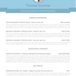 Modern Resume Template Templates By