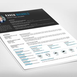 Superb Modern Professional Free Resume Template In