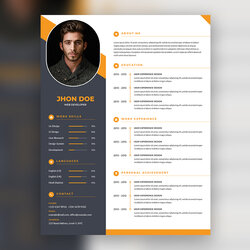 Very Good Resume Template Modern For Your Needs Preview