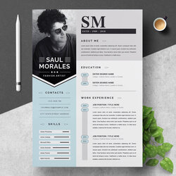 Out Of This World Fashion Designer Creative Resume Template Vitae Curriculum Resumes Professional Saul Years