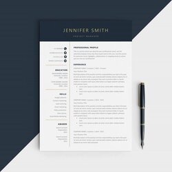 Peerless Modern Resume Template Free To Download Personalize Templates Format Examples Sample Manager