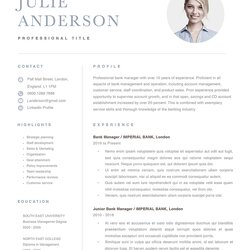 Eminent Modern Resume Template Color Blue Resumes