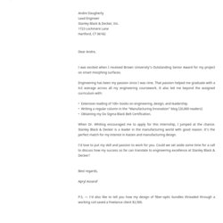 Eminent Cover Letter For Internship Examples Guide Please Initials Template