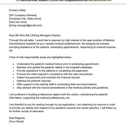 Office Assistant Cover Letter Example And Tips My Xxx Hot Girl Medical Administrative Sample