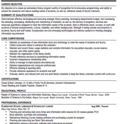 Spiffing Librarian Resume Sample Free Template Professional Curriculum Vitae Format Business