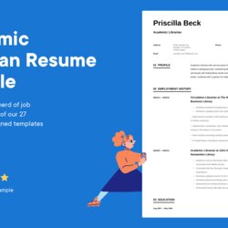 Academic Librarian Resume Examples Writing Tips