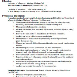 Librarian Resume Templates Doc Template Wisc Width
