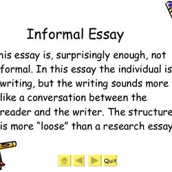 Terrific Informal Essay Outline Cause And Effect Types Essays Definition Examples Write