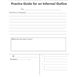 Smashing Essay Outline Sample Forms And Templates Printable Samples Informal Practice Guide