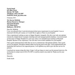 Spiffing Nursing Cover Letter Examples Returning Resignation Grad