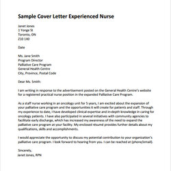 High Quality Free Nursing Cover Letter Templates In Ms Word Sample Template Examples Samples Post Simple
