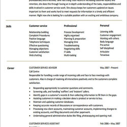 Supreme Free Generic Resume Objectives In Ms Word Objective Customer Service General Sample