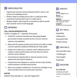 The Highest Quality Best Customer Service Objective In Resume Example Gallery