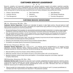 Magnificent Customer Service Resume Examples Job Skills Sample Objective Summary Statement Career Good Info