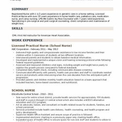Download Free Licensed Practical Nurse School Resume