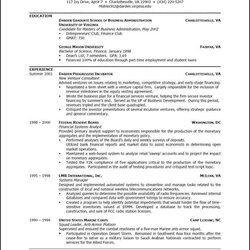 Eminent Effective Resume Templates Word Free Samples Examples Format Formats Vitae