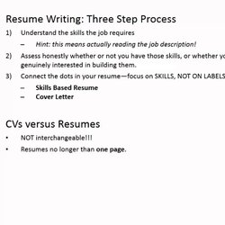 Magnificent How To Write An Effective Resume