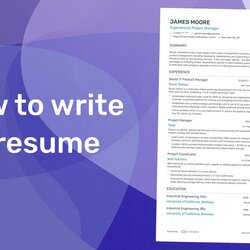 High Quality How To Write Great Resume For Job In By Meta Image