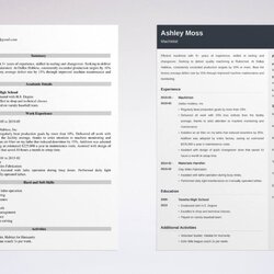Swell Machinist Resume Sample Guide Examples Example Create