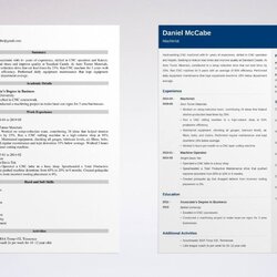 The Highest Standard Machinist Resume Samples For Machine Operators Tips Example Create
