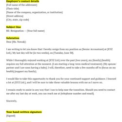 Wonderful Letter Of Resignation The Definitive Guide Templates Reasons Personal Health