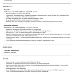 Medical Scheduler Resume Samples Velvet Jobs