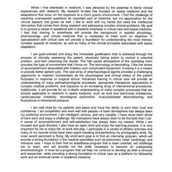 High Quality Medical School Application Essay Essays Statements Undergraduate Research Persuasive Capella