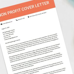 Fine Non Profit Cover Letter Sample Template Writing Tips Hero