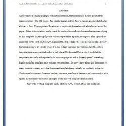 Admirable Format Essay Template Example Paper Preview