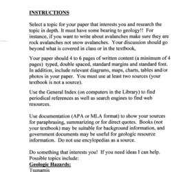 Introduction Term Paper Examples Short Description Page