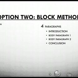 Marvelous Compare Contrast Essay Using Block Method Essays Online Example Point Outline Comparison