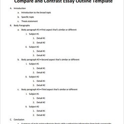 Spiffing Comparison Essay Outline Where To Buy Papers Tagalog Outlines Argumentative Dissertation Scholarship
