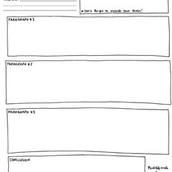 Essay Planning Sheet Print Out Planner Outline Essays Homework Paragraph Outlines Semester
