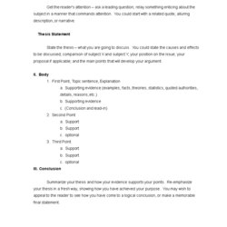 Superior Essay Outline Example In Word Templates At Template